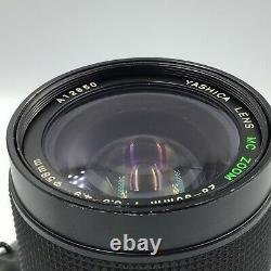 EXC Contax ST Black SLR Film Camera + Yashica MC Zoom 28-80mm f/3.9-4.8 Lens