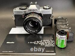 EXC+++ Minolta XG-A 35mm Film Camera with MD 50mm f/2 Lens FULLY TESTED