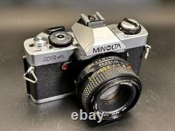 EXC+++ Minolta XG-A 35mm Film Camera with MD 50mm f/2 Lens FULLY TESTED