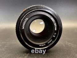 EXC+++ Minolta XG-A 35mm Film Camera with MD 50mm f/2 Lens FULLY TESTED