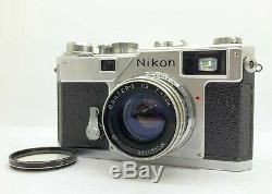 EXC+++++ Nikon S3 Rangefinder camera with 5cm f/2 Russia Lens from Japan 929