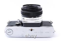 EXC Olympus OM-1 Silver SLR Film Camera + Near MINT Zuiko 50mm f/1.8 Lens