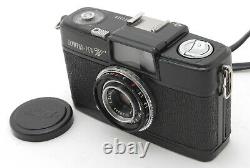 EXC+++? Olympus Pen W Black Film Camera E. Zuiko W 25mm f/2.8 Lens From JAPAN