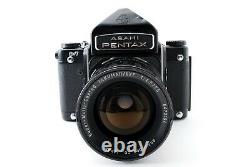EXC+++++ PENTAX 6x7 67 Eye level Mirror up with 75mm f/4.5 Lens from Japan