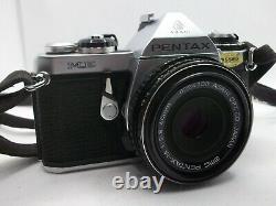 EXC+ PENTAX ME 35mm CAMERA with40mm PENTAX-M LENS, NEW SEALS, FILM TESTED, NICE