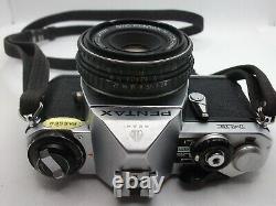 EXC+ PENTAX ME 35mm CAMERA with40mm PENTAX-M LENS, NEW SEALS, FILM TESTED, NICE