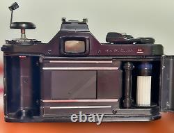 EXC+++ Pentax Black ME 35mm SLR Camera Kit with3 Lens Kit & Flash FILM TESTED