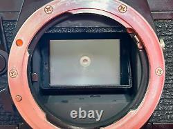 EXC+++ Pentax Black ME 35mm SLR Camera Kit with3 Lens Kit & Flash FILM TESTED