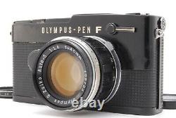 EX+5 Olympus Pen FT Black Film Camera with 40mm F/1.4 Lens From Japan