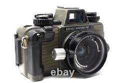 Exc+4 Nikon Nikonos V Olive Green Camera with UW 28mm f/3.5 Lens From JAPAN