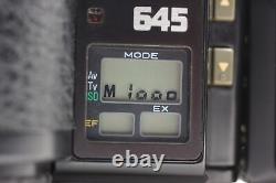 Exc+4 Pentax 645 Medium Format Film Camera 55mm F2.8 Lens 120 Back From JAPAN