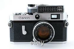 Exc+4 in Case Canon P Rangefinder Camera 50mm F/1.8 L39 Lens Meter From JAPAN