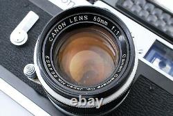 Exc+4 in Case Canon P Rangefinder Camera 50mm F/1.8 L39 Lens Meter From JAPAN