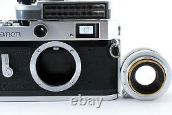 Exc+4 in Case Canon P Rangefinder Camera 50mm F/1.8 L39 Lens Meter From JAPAN