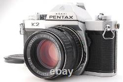 Exc+5 Asahi Pentax K2 SLR Film Camera with SMC 50mm F1.4 Lens from JAPAN