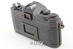 Exc+5 Canon AE-1 35mm SLR Film Camera Black New FD 35-70mm Lens From JAPAN