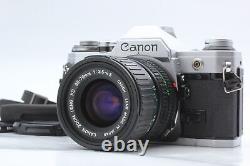 Exc+5 Canon AE-1 35mm SLR Film Camera Silver NEW FD 35-70mm Lens From JAPAN