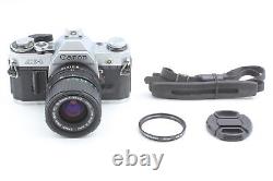 Exc+5 Canon AE-1 35mm SLR Film Camera Silver NEW FD 35-70mm Lens From JAPAN