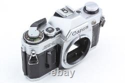 Exc+5 Canon AE-1 35mm SLR Film Camera Silver NEW FD 35-70mm Lens From JAPAN