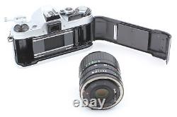 Exc+5 Canon AE-1 35mm SLR Film Camera Silver NEW FD 35-70mm Lens From JAPAN
