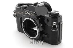 Exc+5 Canon AE-1 Black SLR Film Camera New FD NFD 50mm F/1.8 Lens From JAPAN