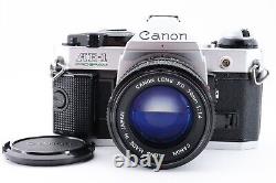 Exc+5? Canon AE-1 Program Silver 35mm Manual SLR Film Camera + 50mm f/1.4 Lens