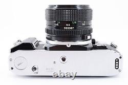 Exc+5? Canon AE-1 Program Silver 35mm Manual SLR Film Camera + 50mm f/1.4 Lens