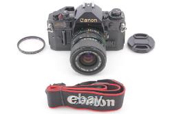 Exc+5 Canon A-1 35mm Film Camera Black body New fd 35-70mm Lens From JAPAN