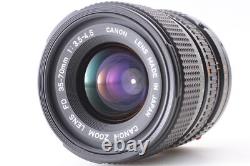 Exc+5 Canon A-1 35mm Film Camera Black body New fd 35-70mm Lens From JAPAN