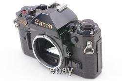Exc+5 Canon A-1 35mm Film Camera Black body New fd 35-70mm Lens From JAPAN