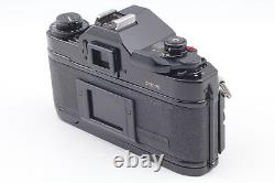 Exc+5 Canon A-1 35mm Film Camera Black body fd 28mm f2.8 Lens SLR From JAPAN