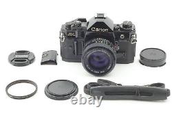 Exc+5 Canon A-1 35mm Film camera black body NEW FD 50mm f1.4 Lens From JAPAN