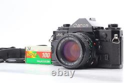 Exc+5 Canon A-1 A1 35mm SLR Film Camera New FD NFD 50mm f/1.4 lens From JAPAN