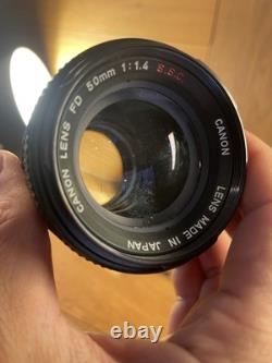 Exc+5 Canon EF Film Camera FD 50mm F/1.4 SSC S. S. C Standard Lens From Japan