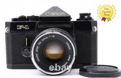 Exc+5 Canon F-1 Early Model SLR Film Camera FD 50mm F1.8 O Lens From JAPAN