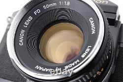 Exc+5 Canon F-1 Early Model SLR Film Camera FD 50mm F1.8 O Lens From JAPAN