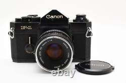 Exc+5? Canon F-1 Late Model 35mm SLR Film Camera + FD 50mm f1.8 From JAPAN