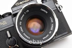 Exc+5? Canon F-1 Late Model 35mm SLR Film Camera + FD 50mm f1.8 From JAPAN