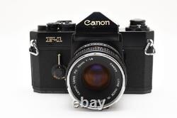 Exc+5? Canon F-1 Late Model 35mm SLR Film Camera + FD 50mm f1.8 From JAPAN