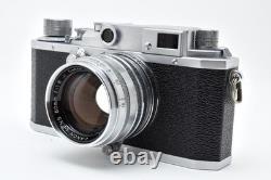 Exc+5? Canon IID Rangefinder Film Camera with 50mm F1.8 LTM Lens From Japan