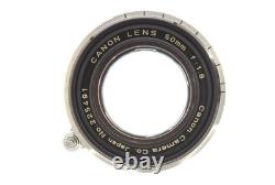 Exc+5 Canon Model L3 35mm Rangefinder Film Camera 50mm F/1.8 L39 Lens JAPAN