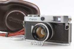 Exc+5 Canon P Rangefinder 35mm Film Camera 50mm f1.8 L39 LTM Lens From JAPAN