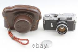Exc+5 Canon P Rangefinder 35mm Film Camera 50mm f1.8 L39 LTM Lens From JAPAN