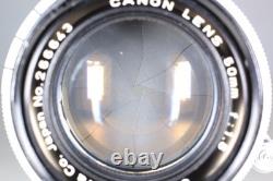 Exc+5 Canon P Rangefinder 35mm Film Camera 50mm f1.8 L39 LTM Lens From JAPAN