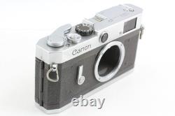 Exc+5 Canon P Rangefinder 35mm Film Camera 50mm f1.8 L39 LTM Lens From JAPAN
