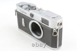 Exc+5 Canon P Rangefinder 35mm Film Camera 50mm f1.8 L39 LTM Lens From JAPAN