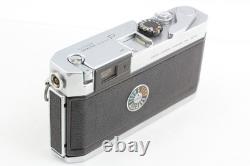 Exc+5 Canon P Rangefinder 35mm Film Camera 50mm f1.8 L39 LTM Lens From JAPAN