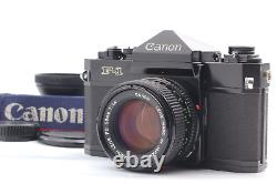 Exc+5 +Hood Strap Canon F-1 SLR Film Camera + New FD 50mm f1.4 Lens From JAPAN