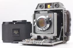 Exc+5 Horseman 970 Film Camera Topcor 150mm 15cm f/5.6 Lens 8EXP From JAPAN