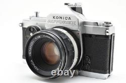 Exc+5 Konica Autorex 35mm Full & Half Frame Film Camera 52mm Lens From JAPAN
